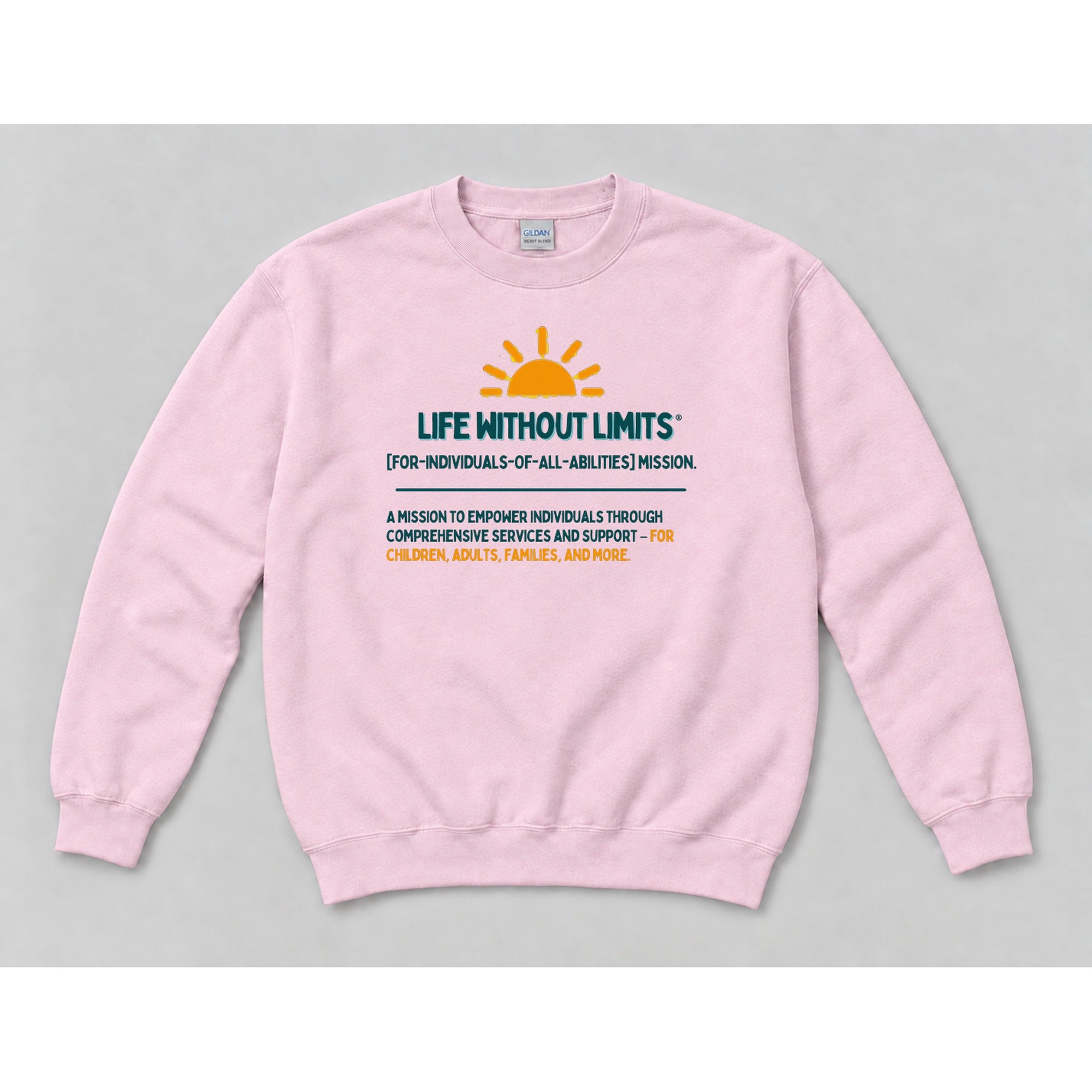 Crewneck Light Pink mockup