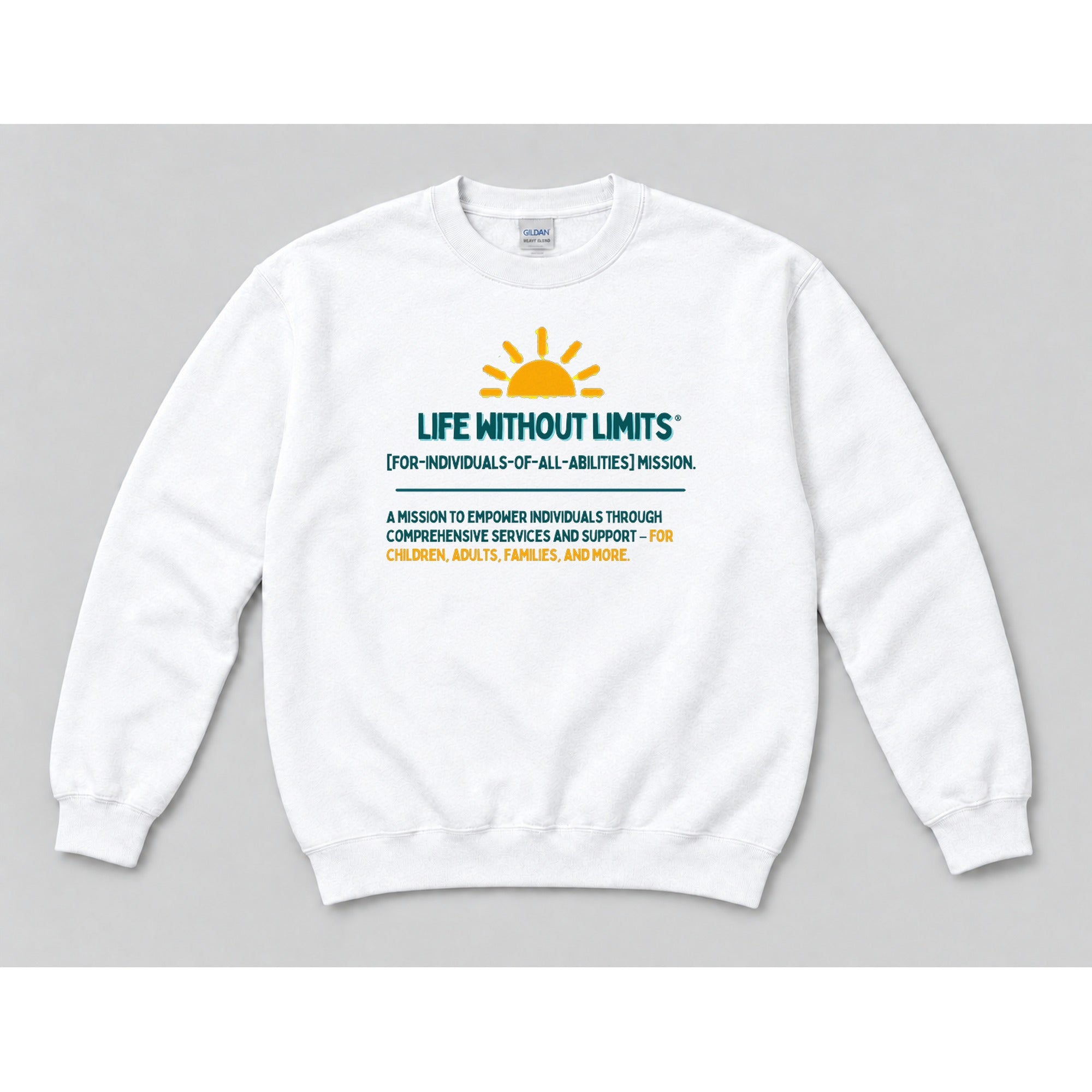 Crewneck White mockup