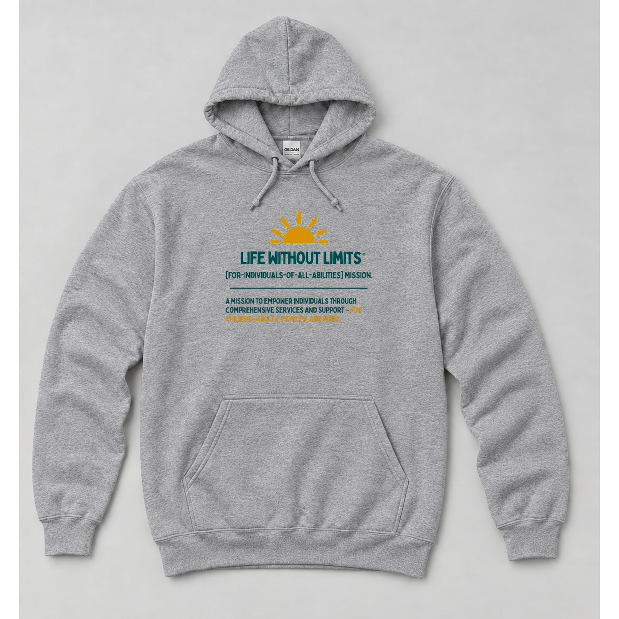 Hoodie Sport Grey mockup