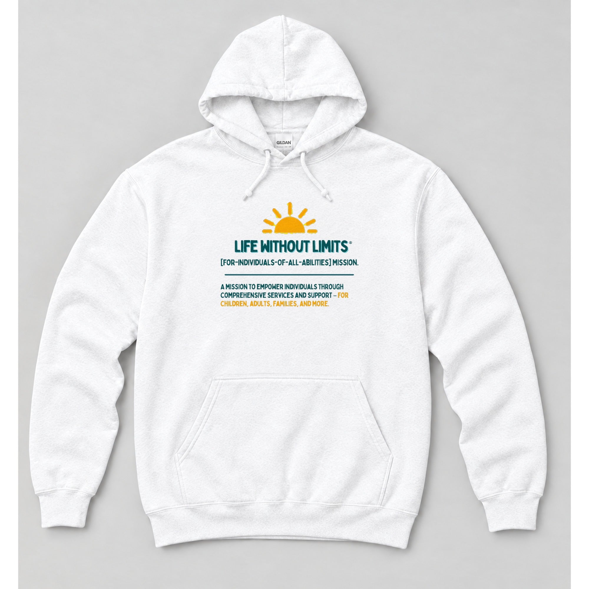 Hoodie White mockup