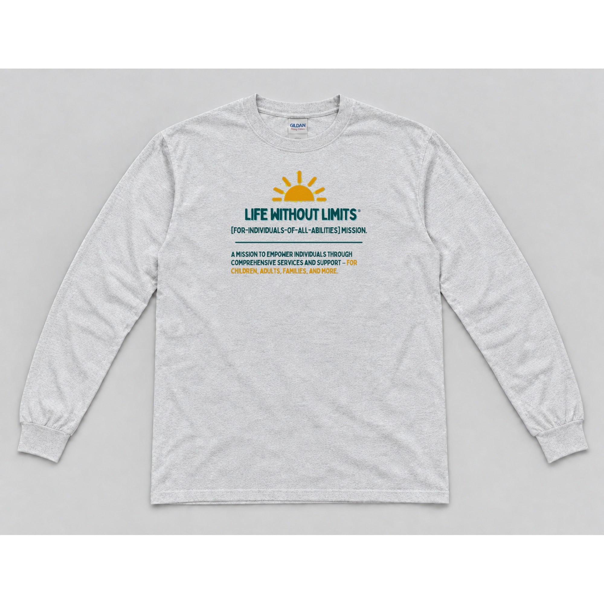 Long Sleeve Ash mockup