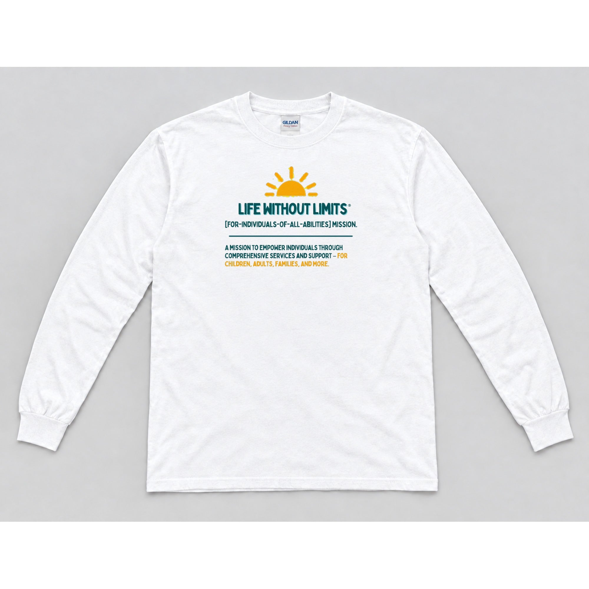 Long Sleeve White mockup