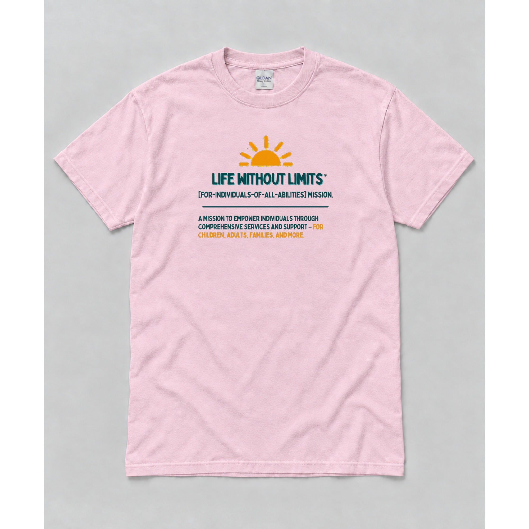 Short Sleeve Light Pink mockup