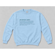Crewneck Light Blue mockup