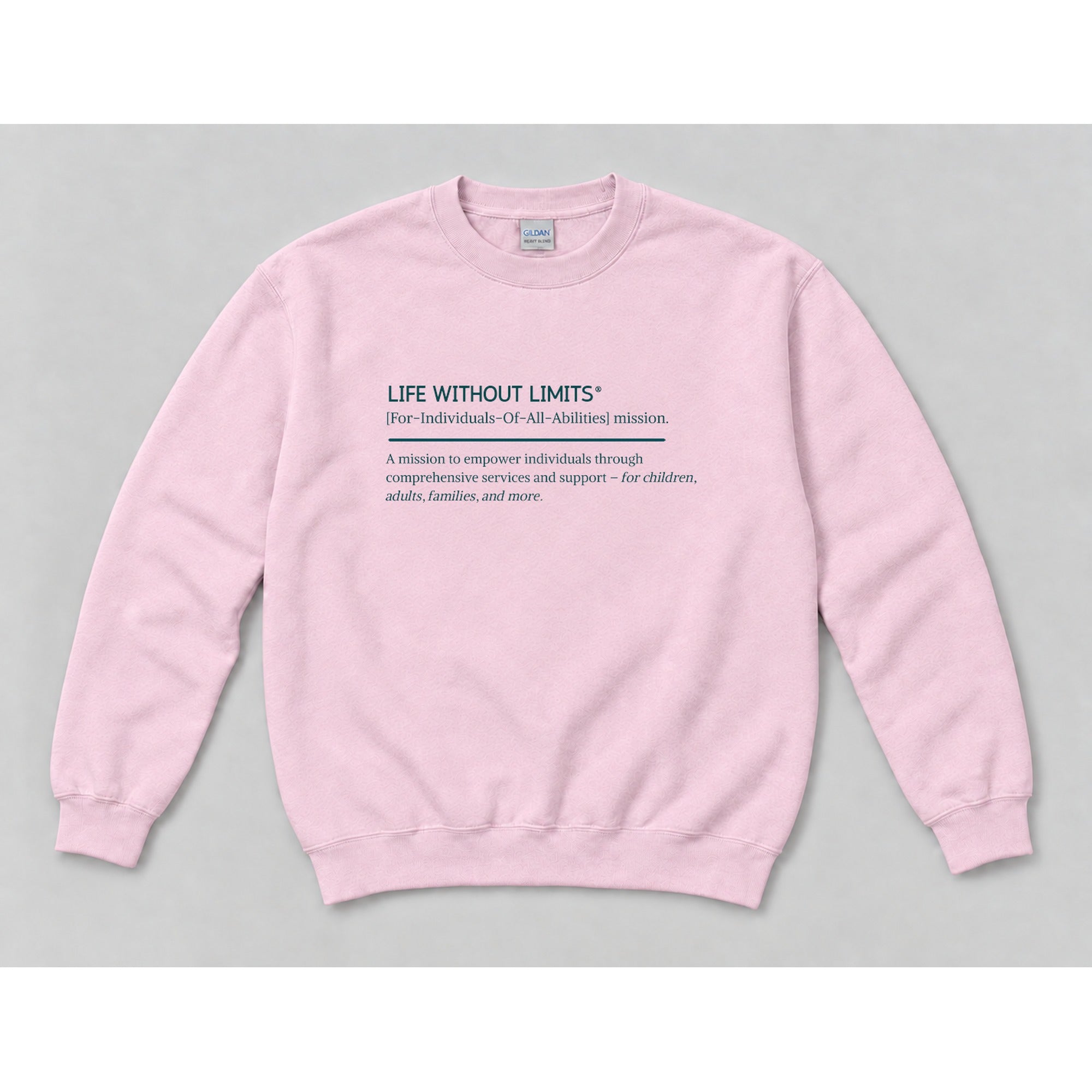 Crewneck Light Pink mockup