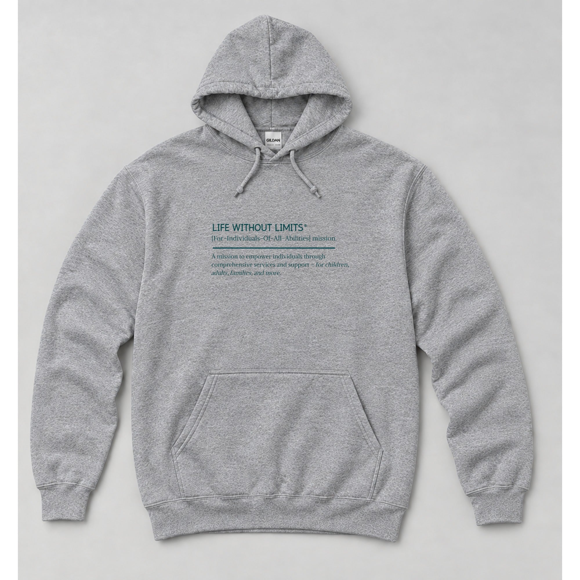 Hoodie Sport Grey mockup