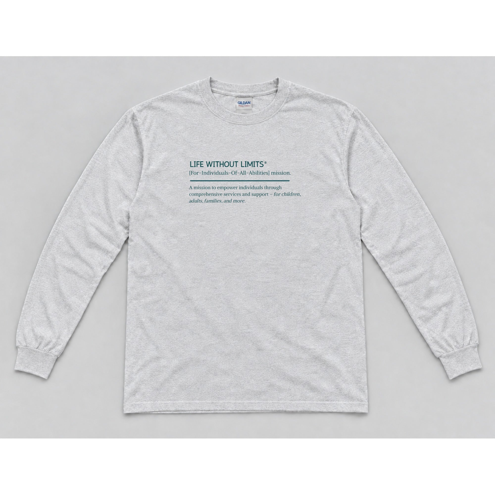 Long Sleeve Ash mockup