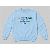 Crewneck Light Blue mockup