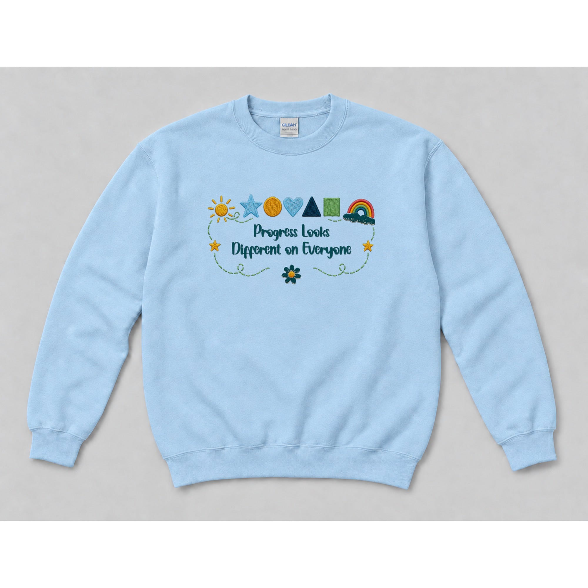 Crewneck Light Blue mockup