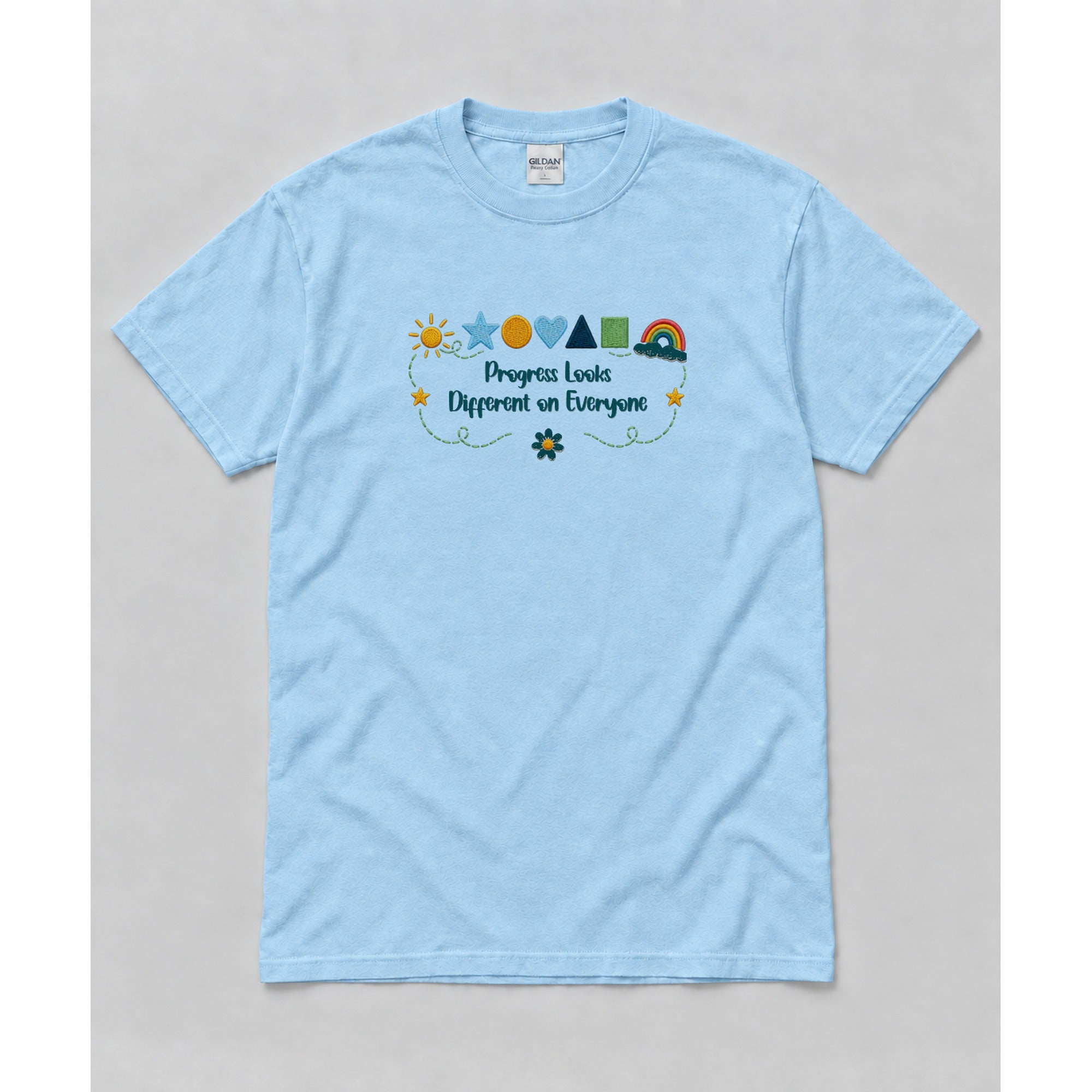 Short Sleeve Light Blue mockup