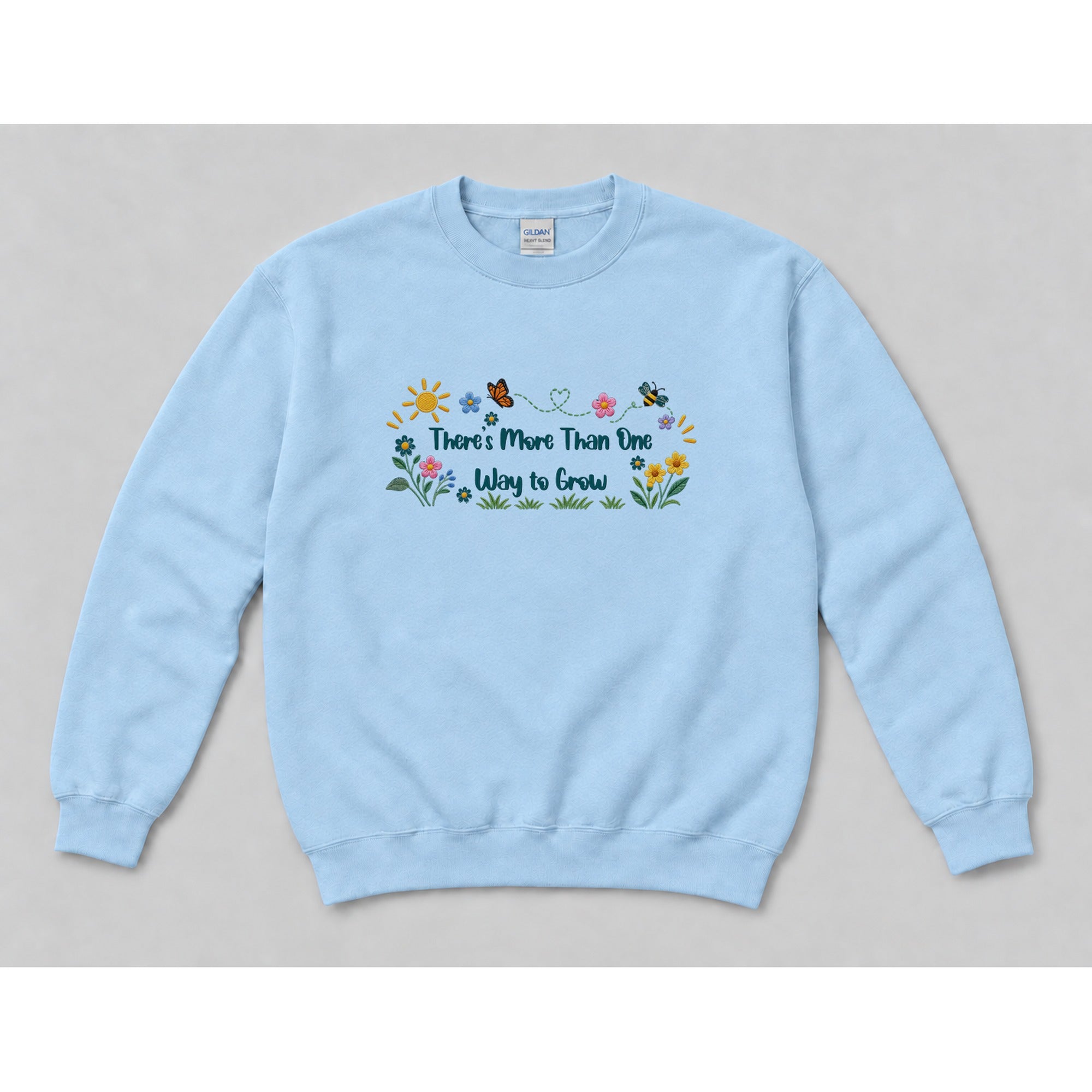 Crewneck Light Blue mockup