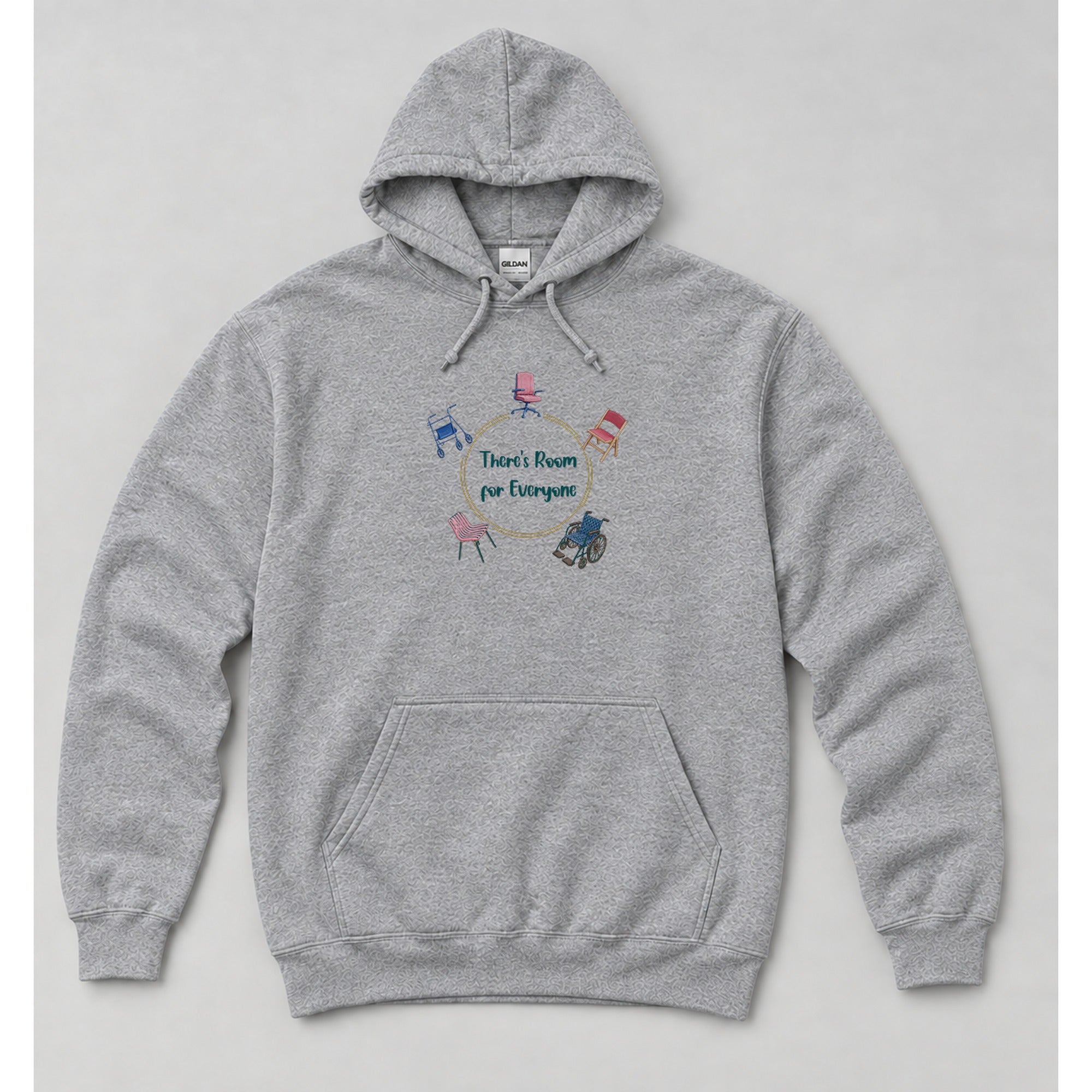 Hoodie Sport Grey mockup