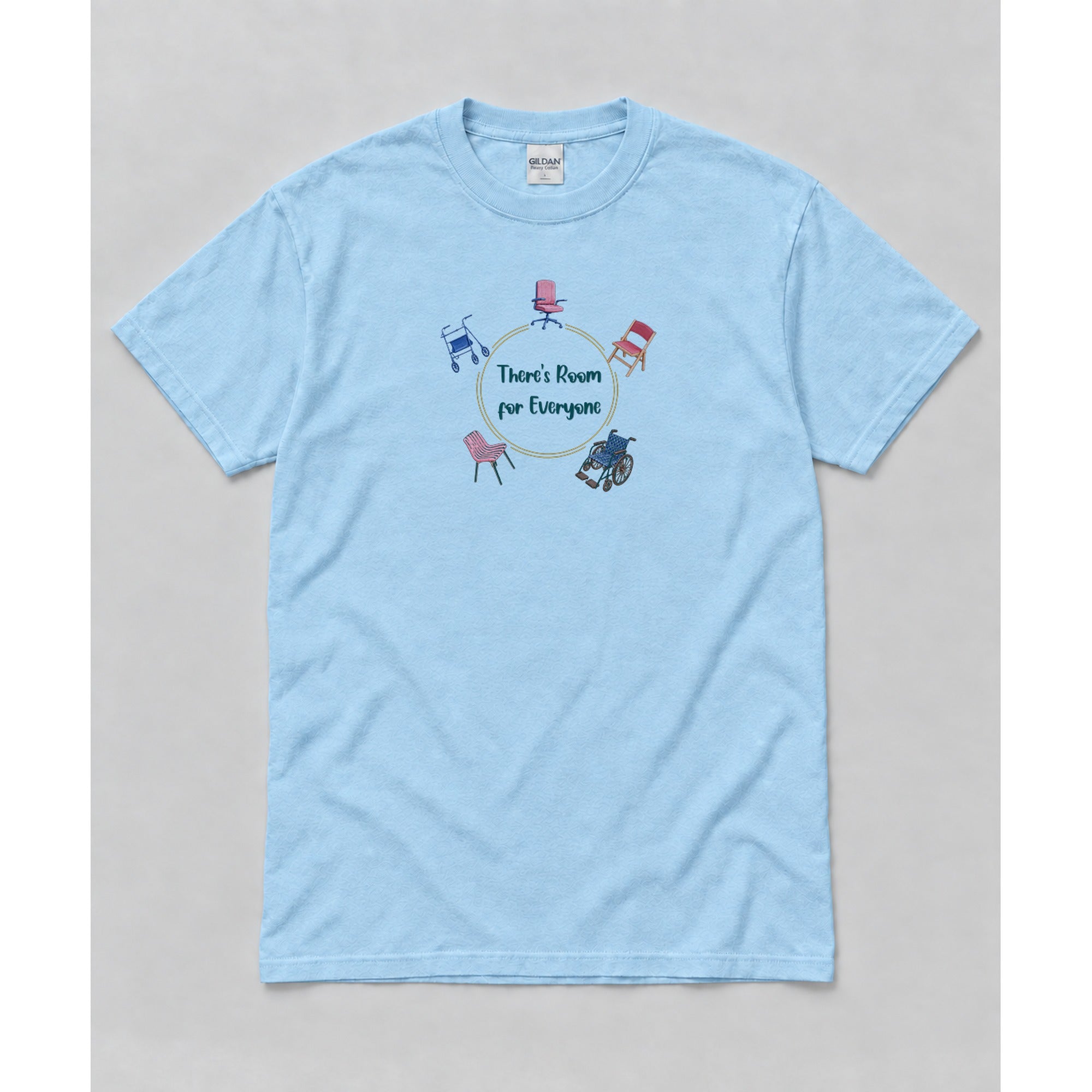 Short Sleeve Light Blue mockup