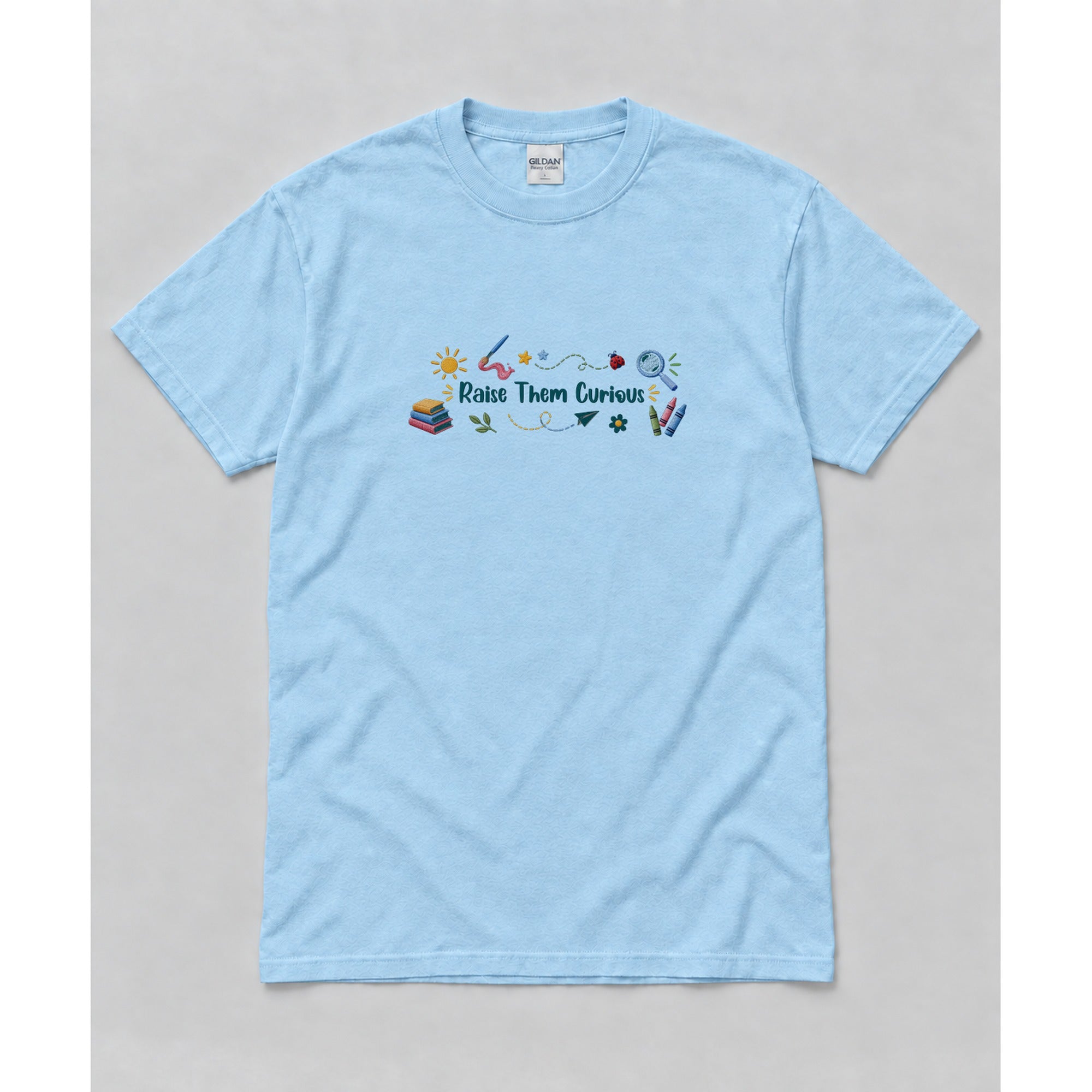 Short Sleeve Light Blue mockup
