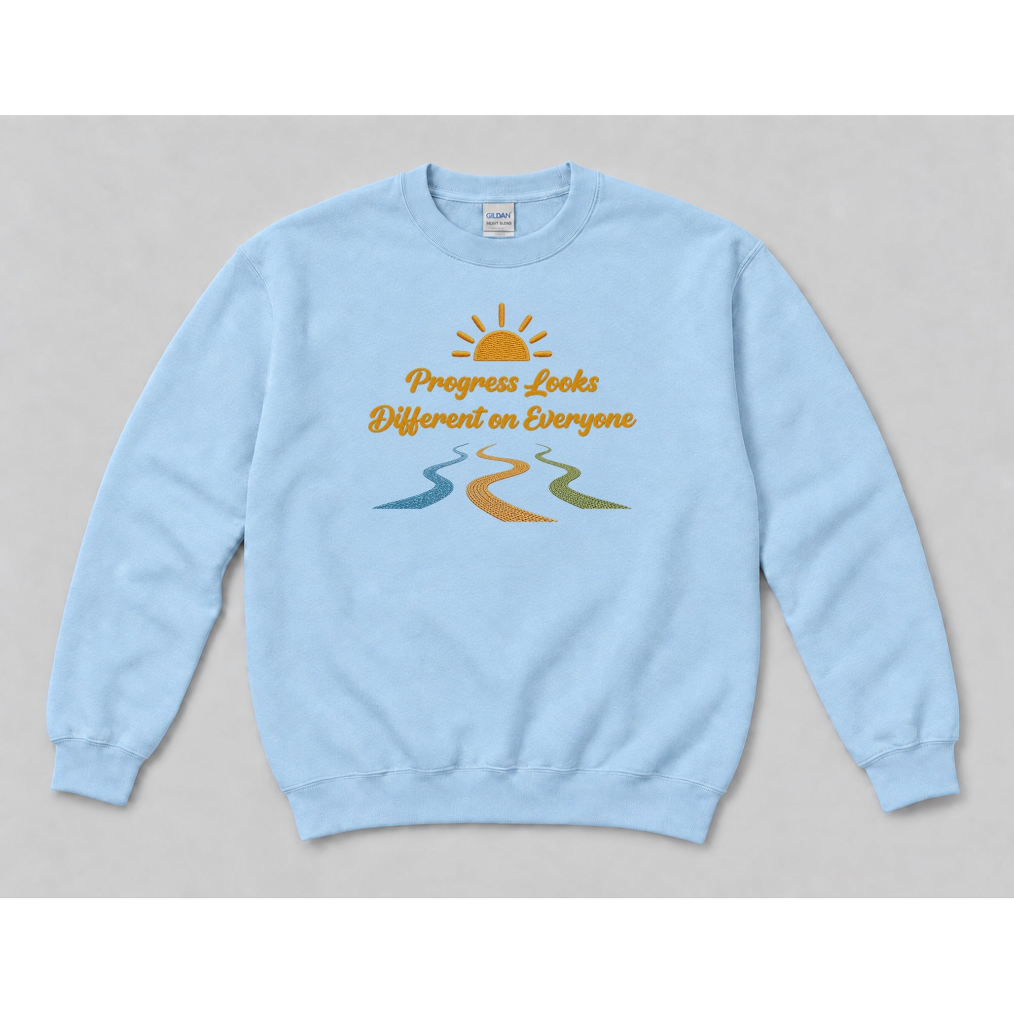 Crewneck Light Blue mockup