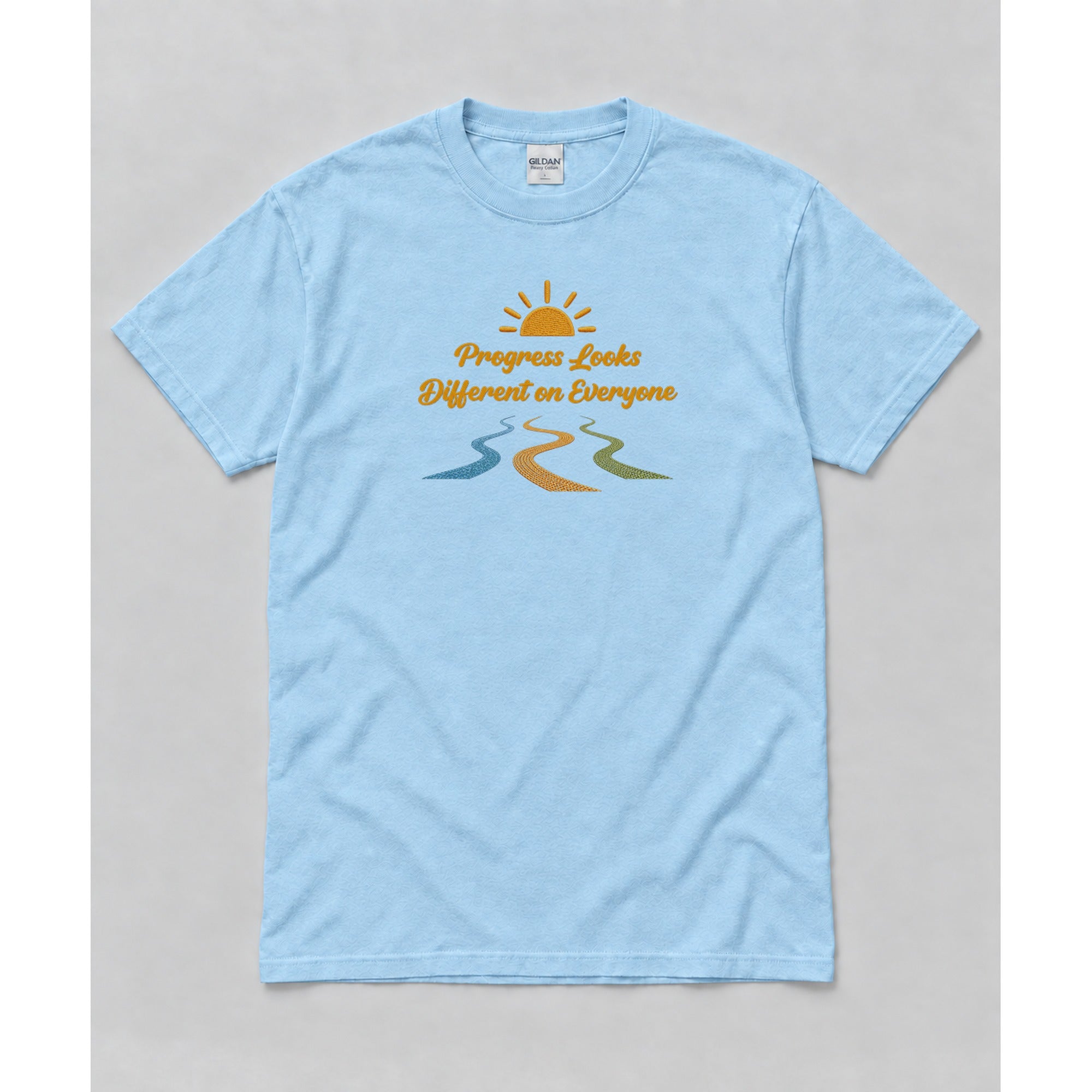 Short Sleeve Light Blue mockup