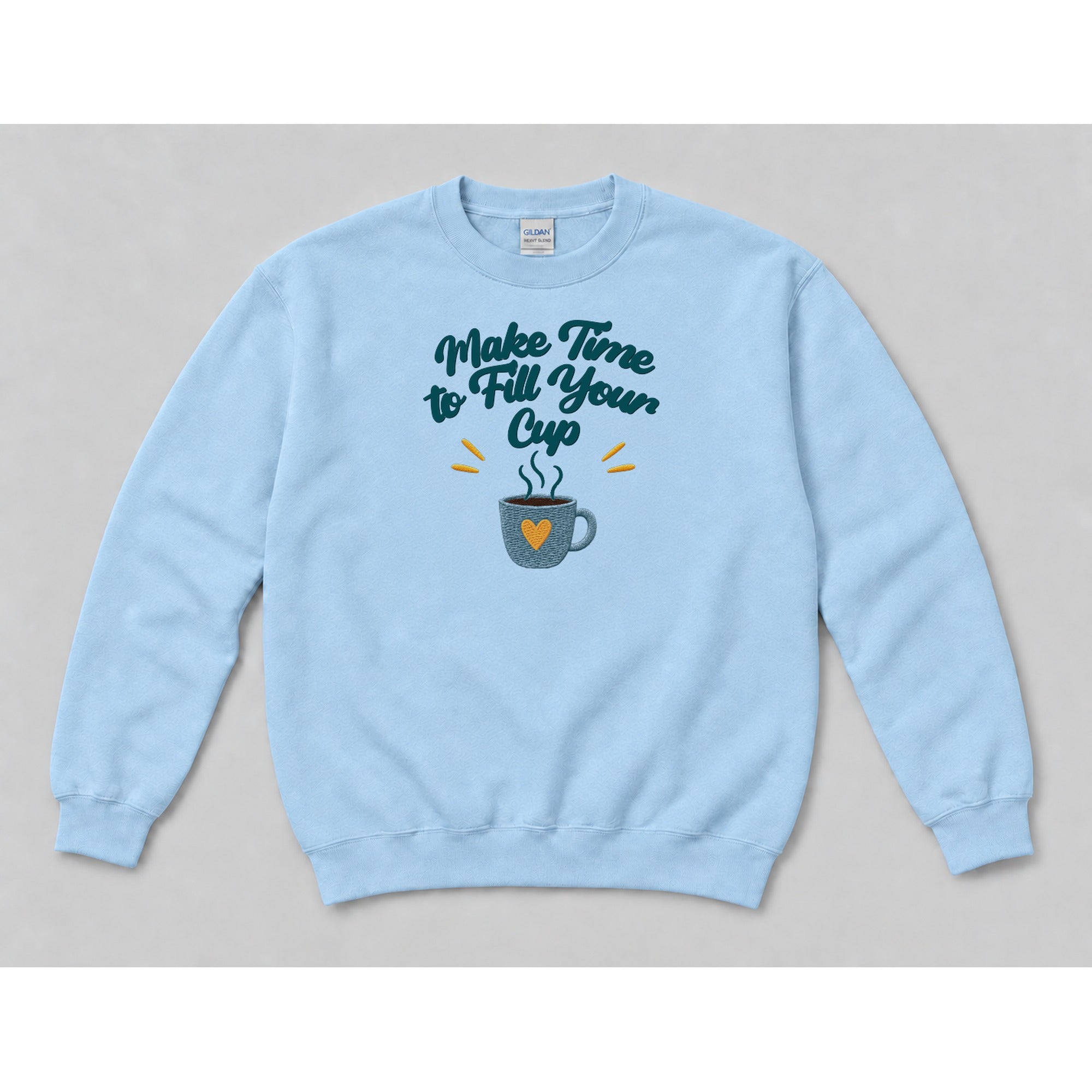 Crewneck Light Blue mockup