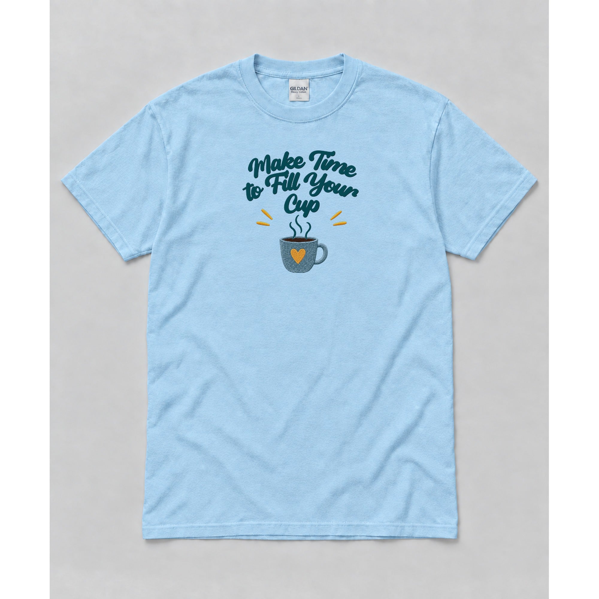 Short Sleeve Light Blue mockup