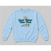 Crewneck Light Blue mockup
