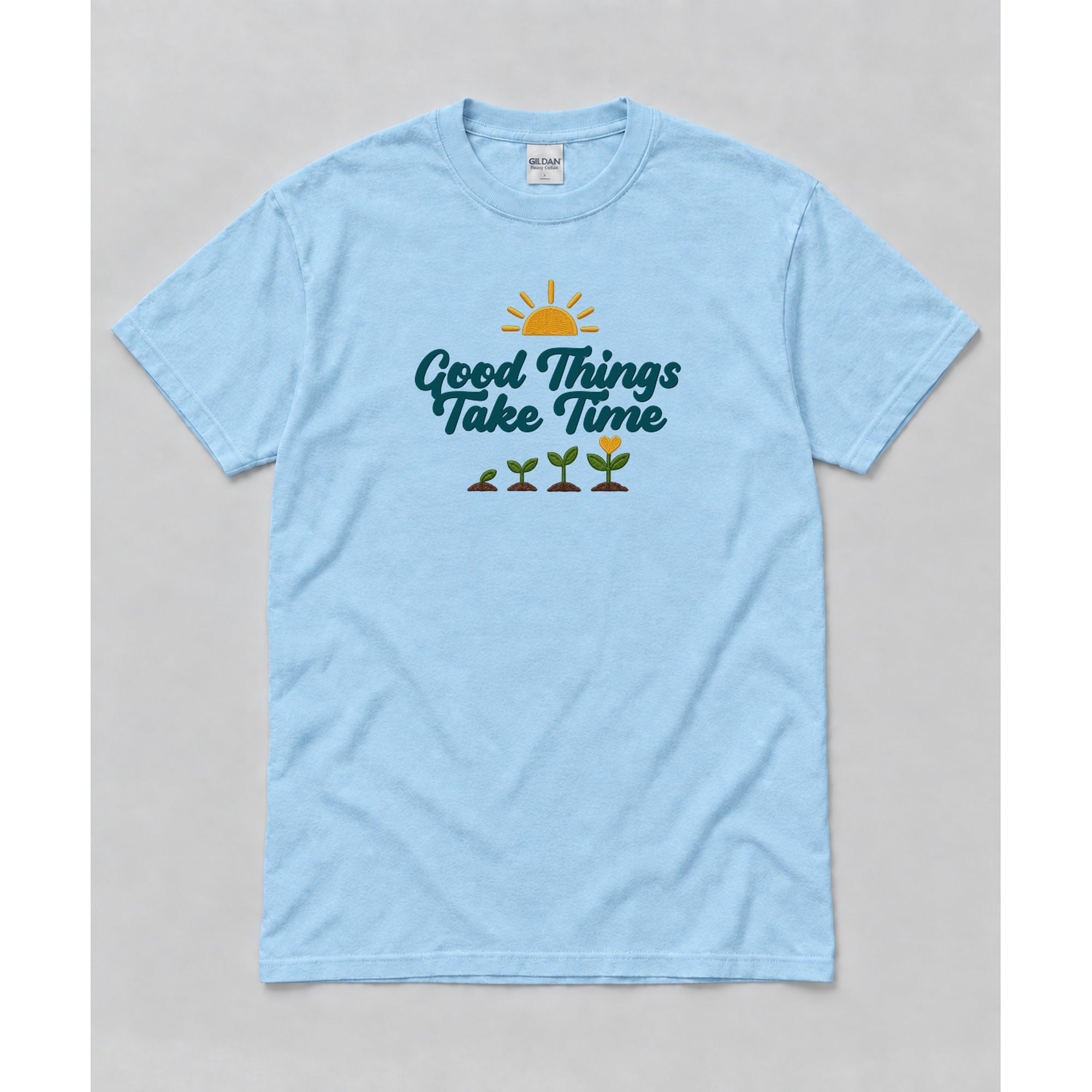 Short Sleeve Light Blue mockup