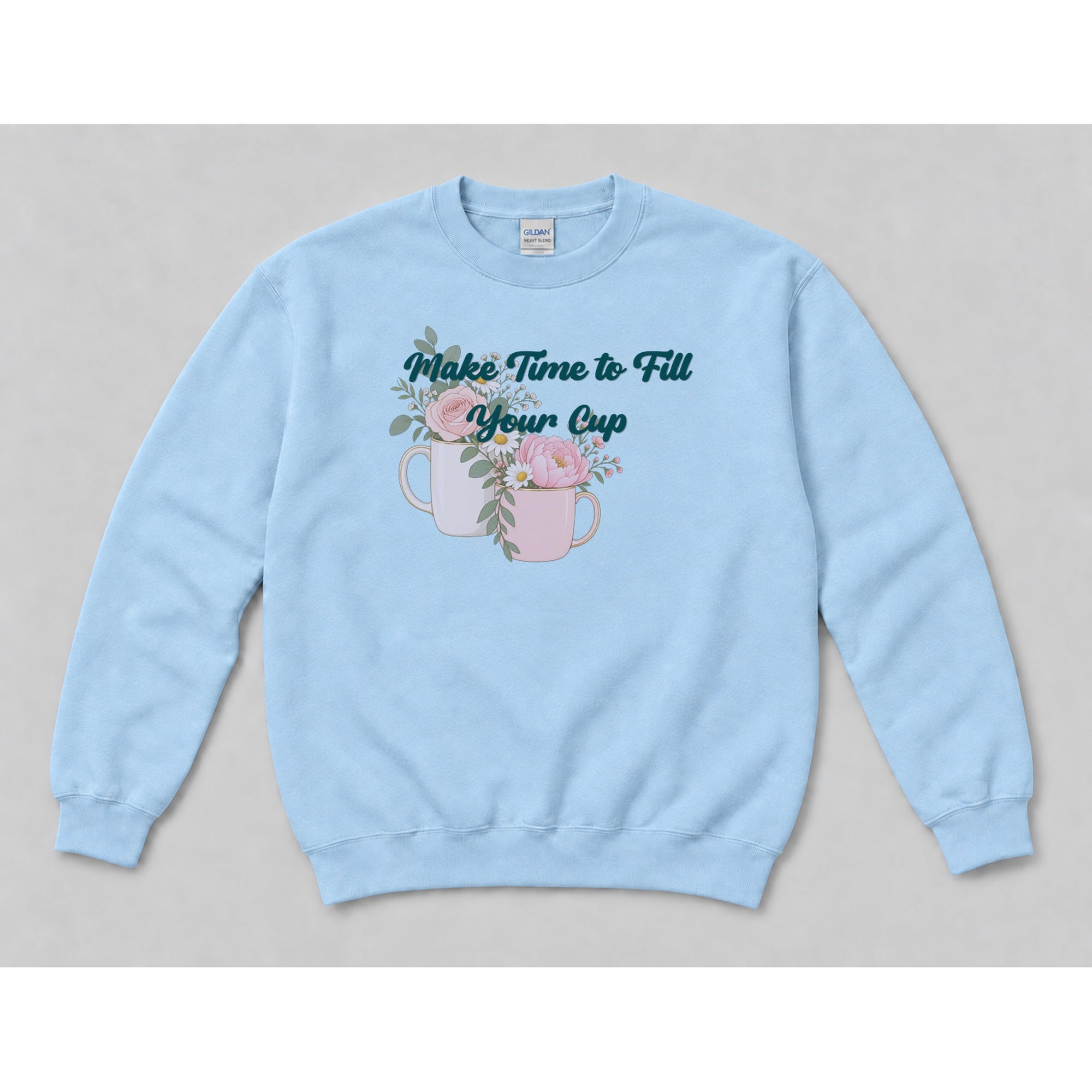 Crewneck Light Blue mockup