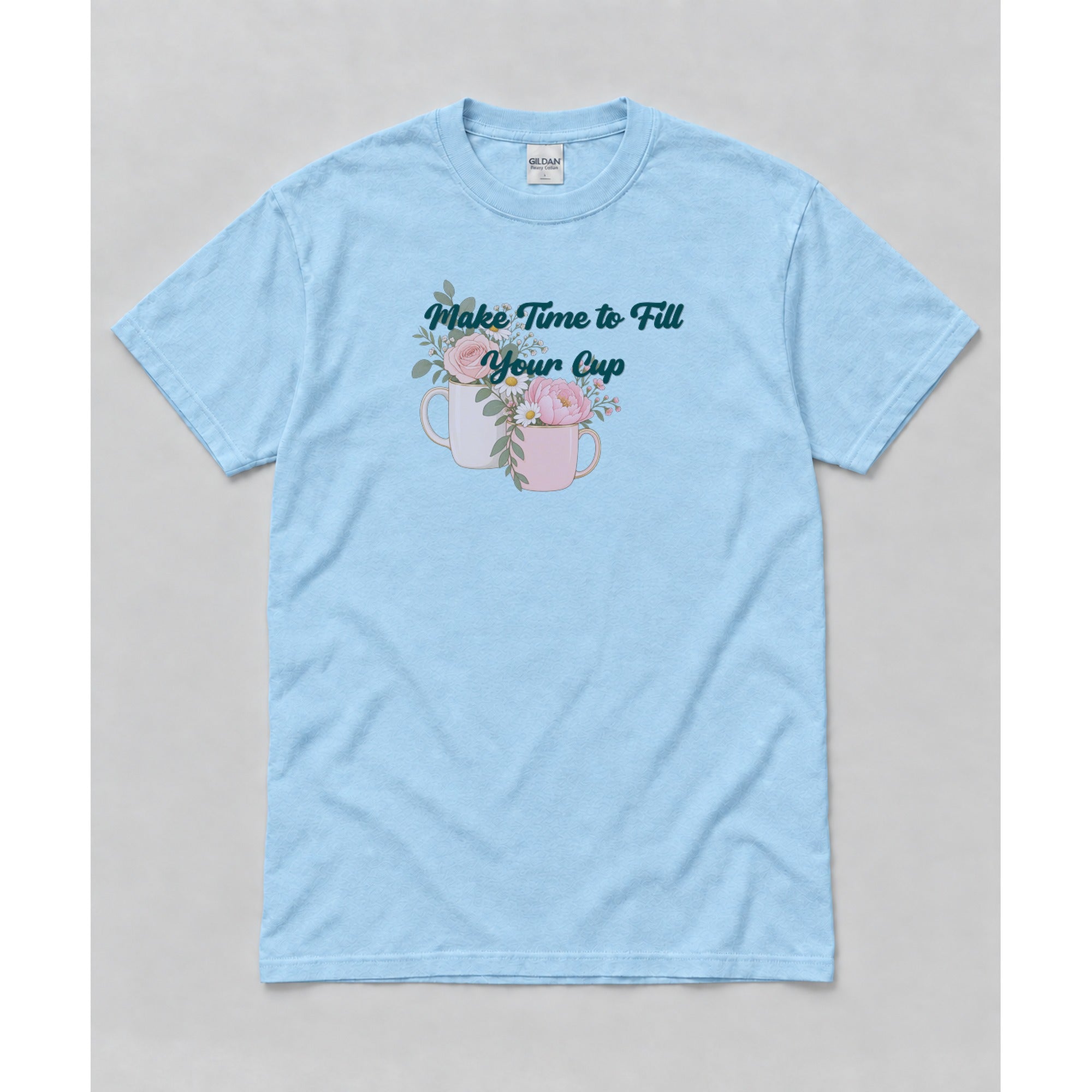 Short Sleeve Light Blue mockup