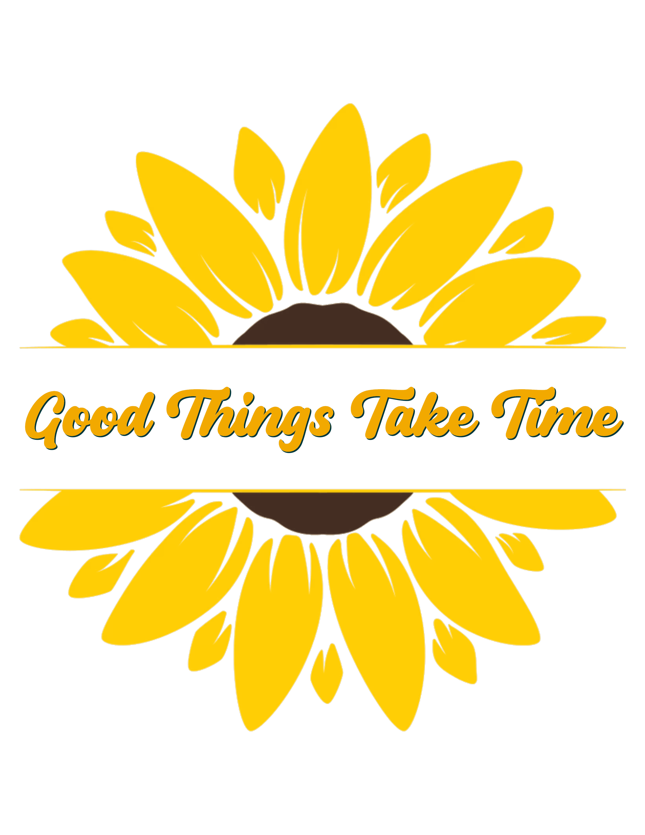 Print File 8.5x11 - UCP Huntsville | Good Things Take Time (Sunflower)