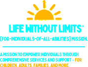 Print File Front Pocket 3.5in - UCP Huntsville | Life Without Limits Mission (Sun) (DTF Vinyl)