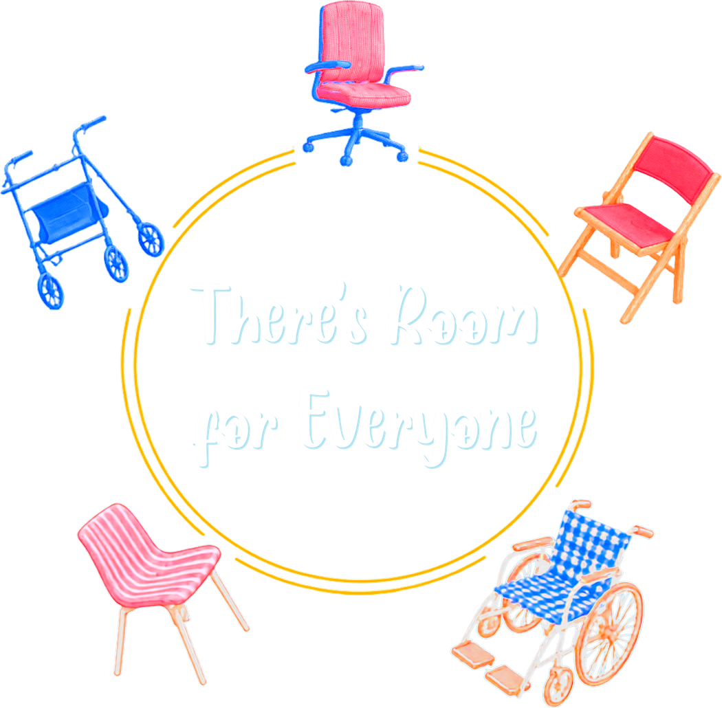 Print File Front Pocket 3.5in - UCP Huntsville | There's Room for Everyone (DTF Vinyl)