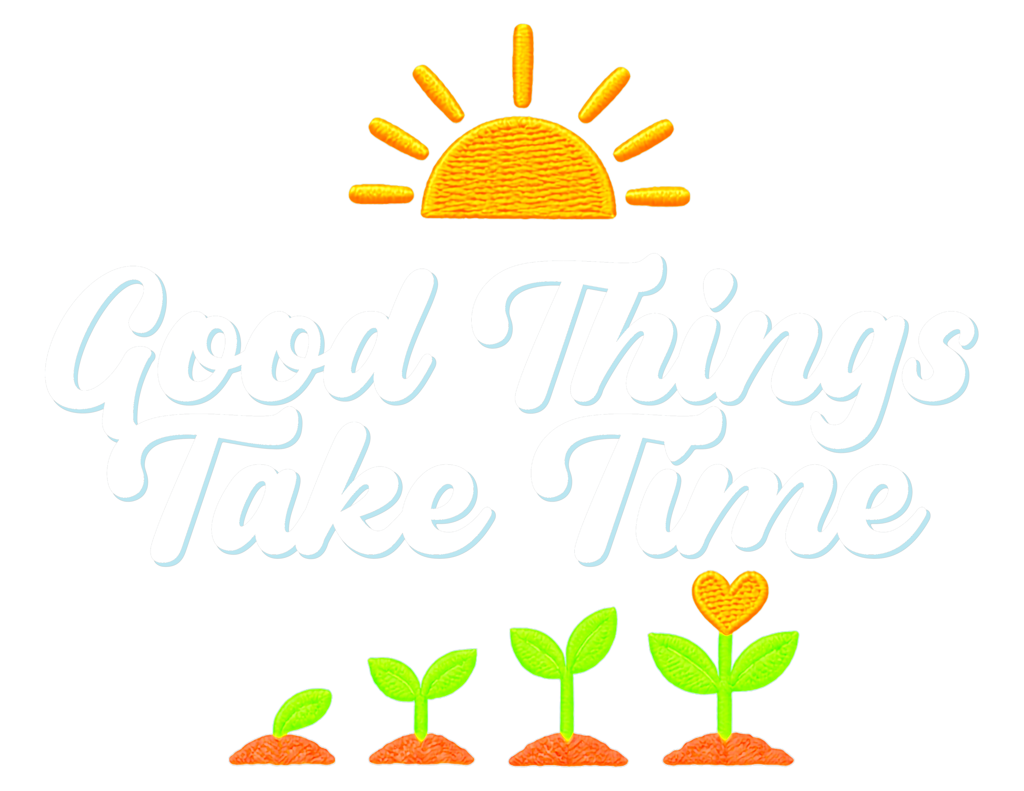 Print File 11x8.5 Back - UCP Huntsville | Good Things Take Time (Sun) (DTF Vinyl)