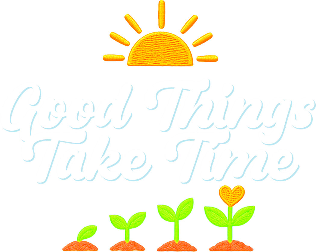 Print File Front Pocket 3.5in - UCP Huntsville | Good Things Take Time (Sun) (DTF Vinyl)