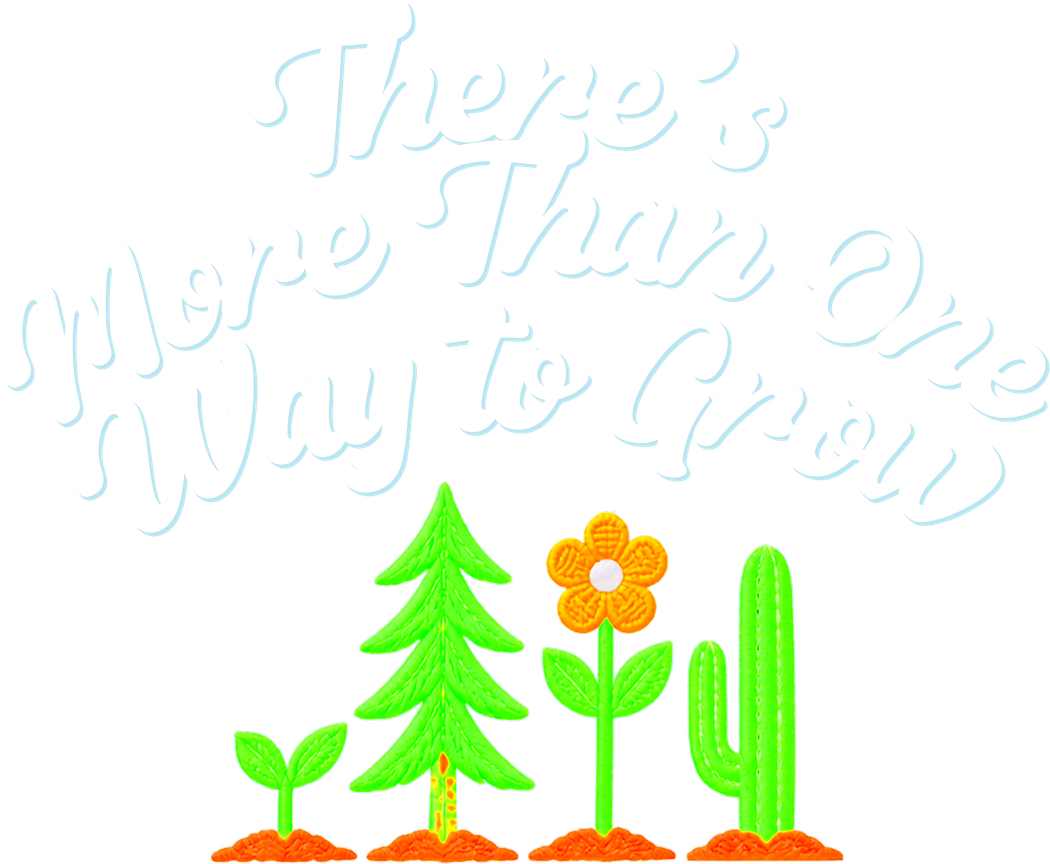 Print File Front Pocket 3.5in - UCP Huntsville | There's More Than One Way to Grow (Cactus) (DTF Vinyl)