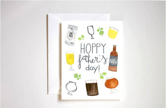 Hoppy Father's Day Beer Greeting Card