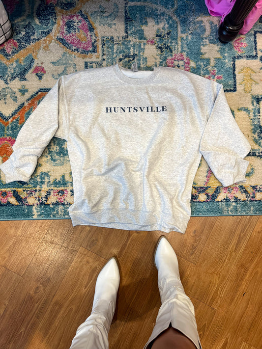 Gray w Black Huntsville Sweatshirt