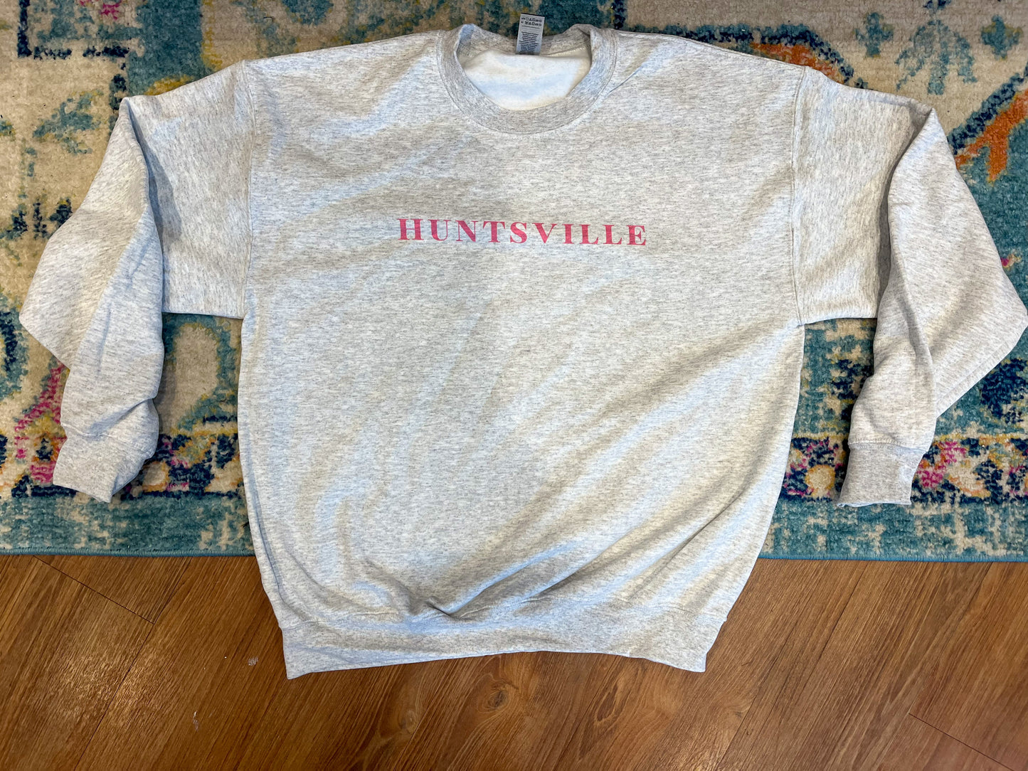 Gray w Pink Huntsville Sweatshirt