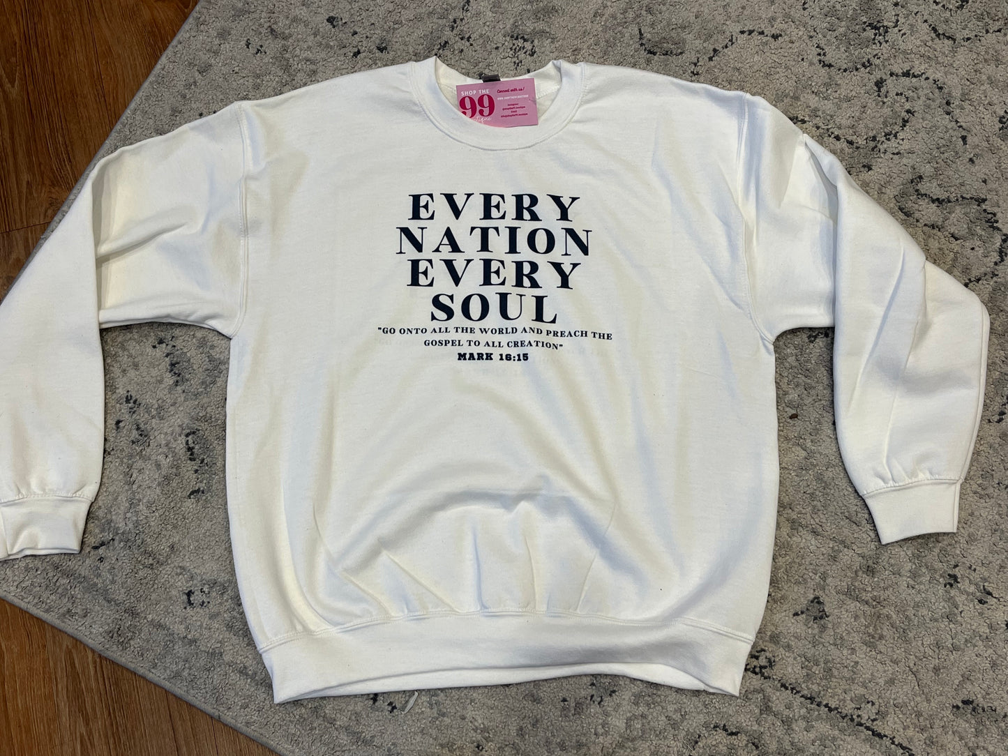 EVERY SOUL EVERY NATION CREW NECK
