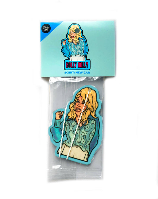 Holly Dolly Air Freshener: Air Freshener + Packaging