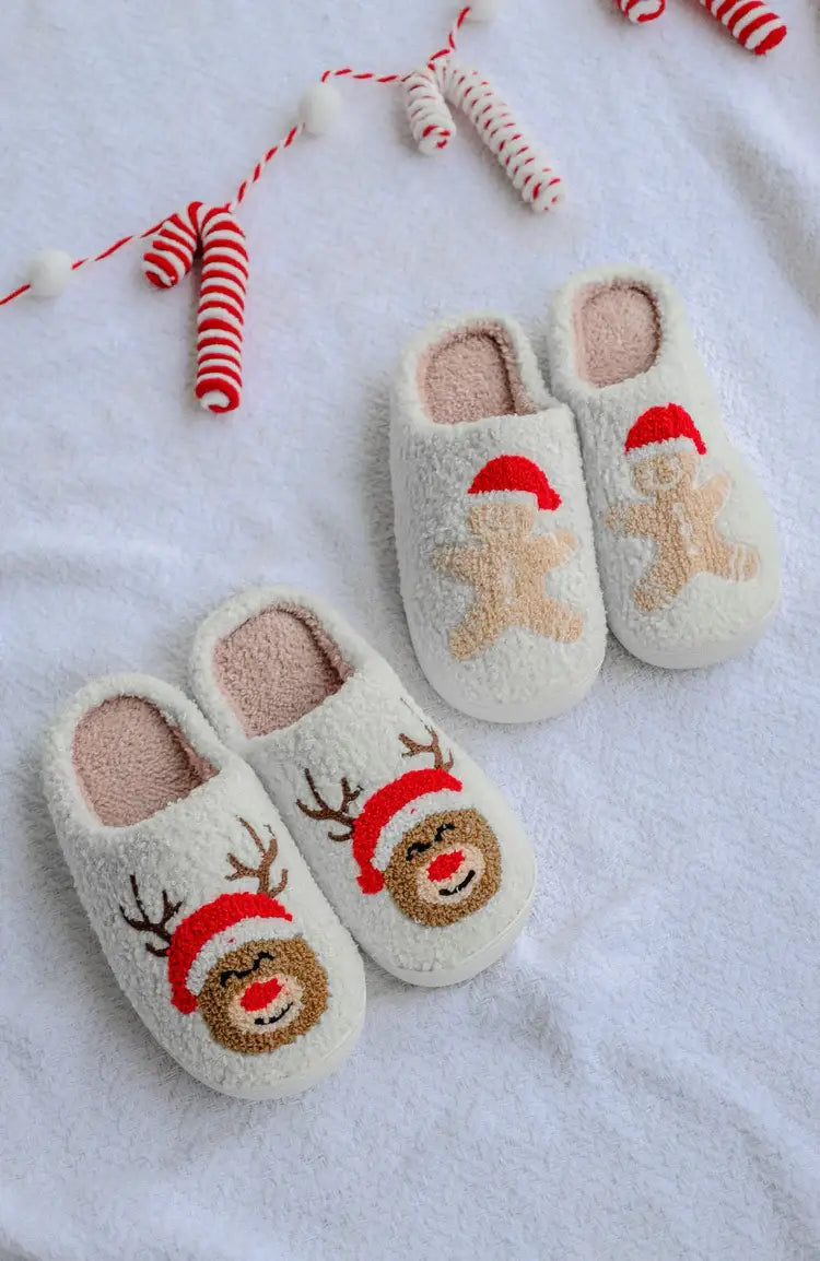 Reindeer Slippers: XL 10-11